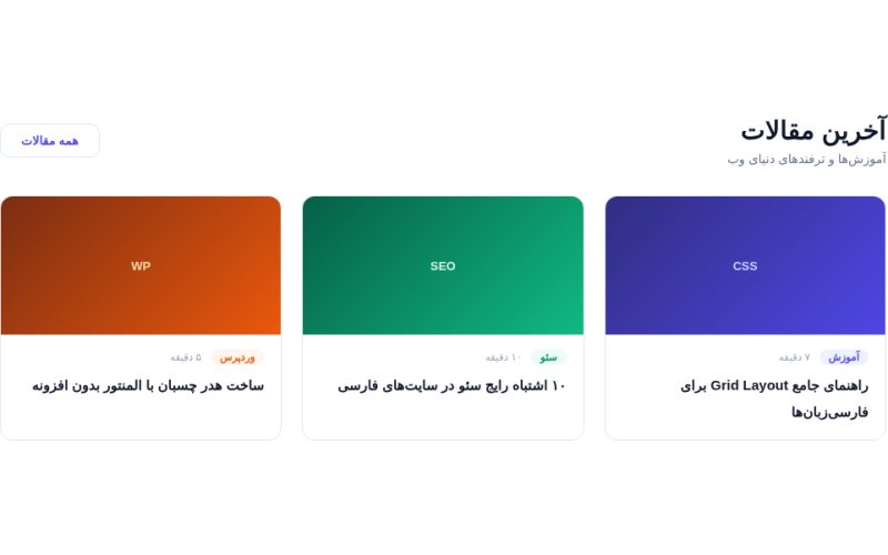 شبکه مقالات وبلاگ
